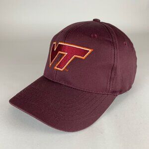 Virginia Tech Hokies NCAA Vintage Maroon Cobra Snapback Hat